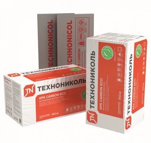 Экструзионный пенополистирол (XPS) ТЕХНОНИКОЛЬ CARBON ECO 1180х580х30 мм